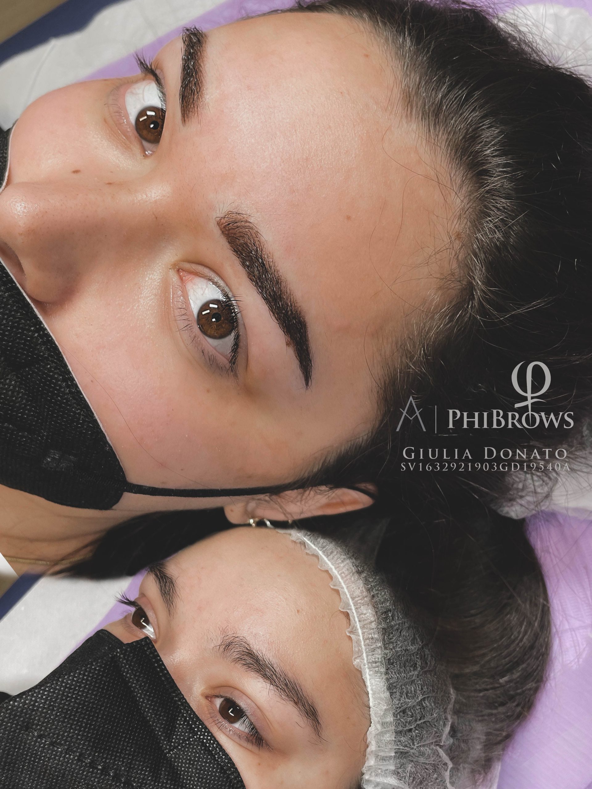 Giulia Donato PMU - PowderBrows - Sopracciglia sfumate - Prima e Dopo - Dettagli - Bellezza - Genova Albaro - Trucco e Bellezza